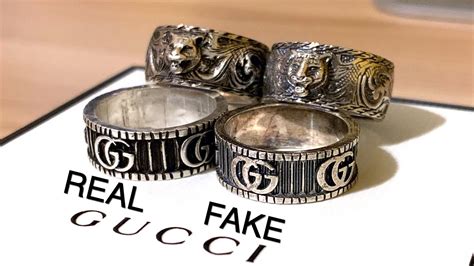 how to tell if a gucci ring is fake